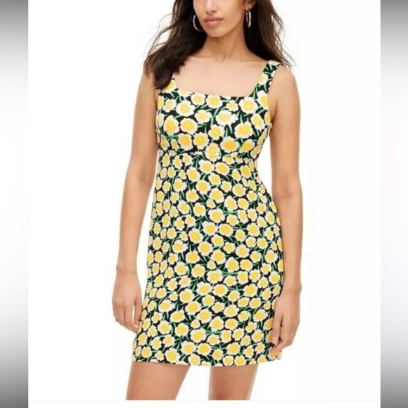 Diane Von Furstenberg x Target 90s Babydoll Mini Dress Sz 0 Daisy Sleeveless - Picture 2 of 8